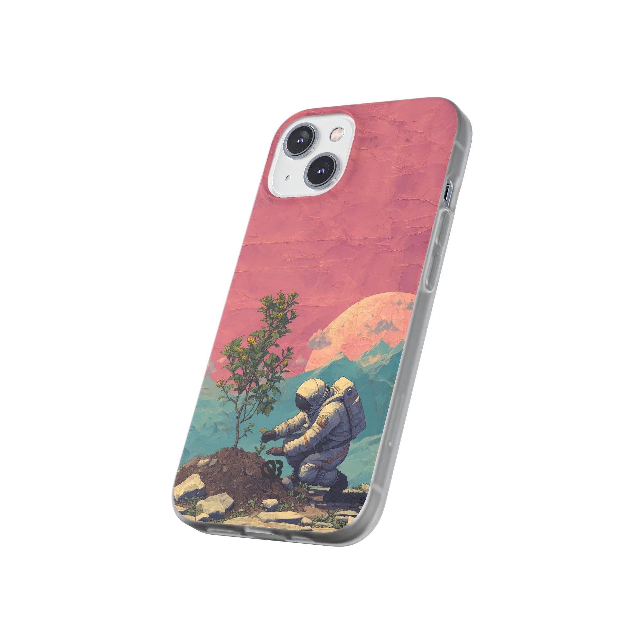 Lunar Pastel Bloom · Soft Phone Case for iPhone