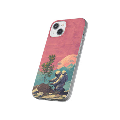 Lunar Pastel Bloom · Soft Phone Case for iPhone