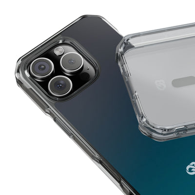 Teal Impact MagSafe Phone Case for iPhone - Abyss Teal Haze