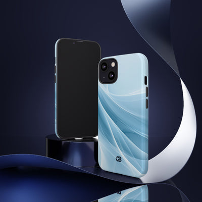 Glacial Ridge Contours · Tough Phone Case for iPhone · Blue