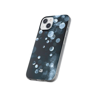 Black Lite Phone Case for iPhone - Silver Orbit Glow