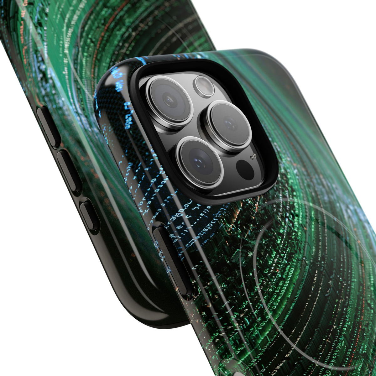 Orbital Data Stream · Tough 2.0 Magnetic Phone Case for iPhone · Green