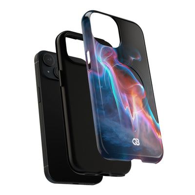 Neon Waveform · Tough 2.0 Magnetic Phone Case for iPhone · Black