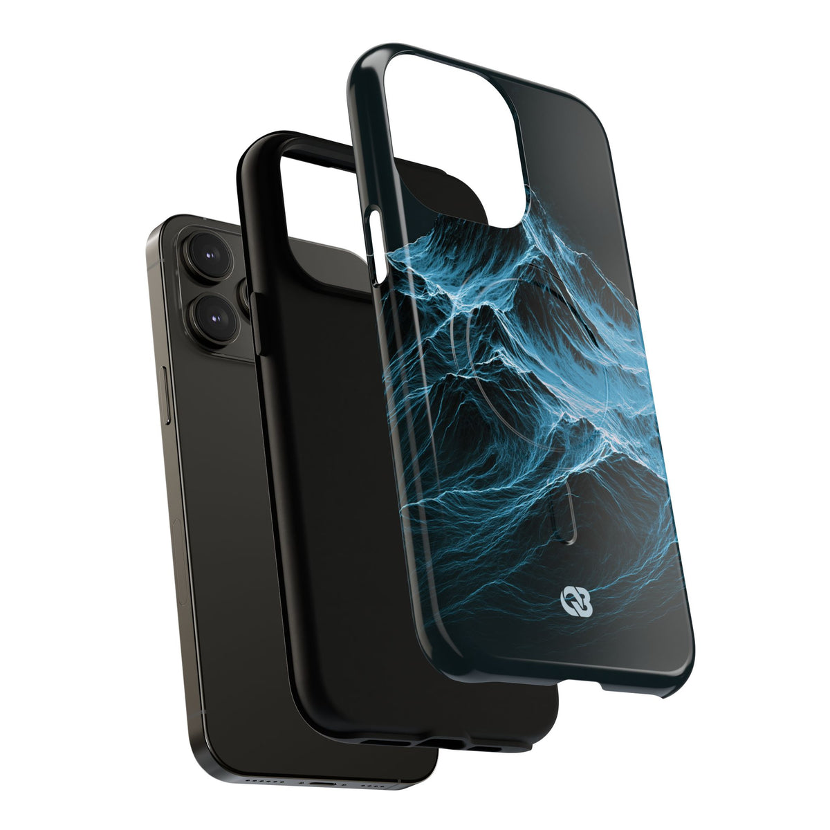 Nordic Frost Peak · Tough 2.0 Magnetic Phone Case for iPhone · Blue