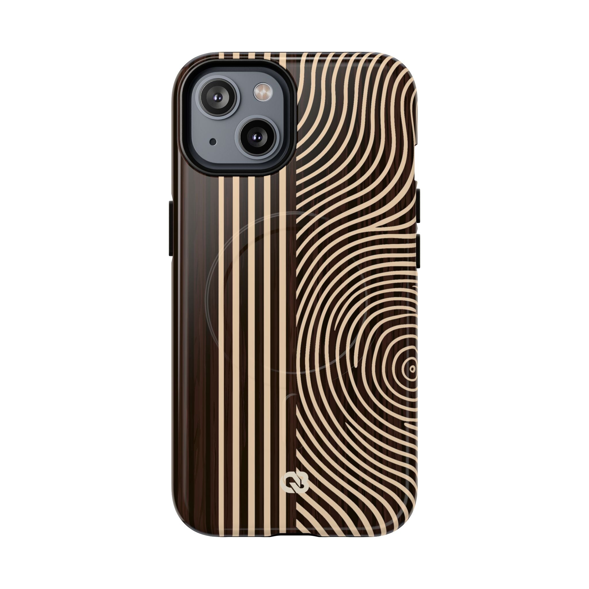 Brown Tough 2.0 Magsafe Phone Case for iPhone - Espresso Sand Ridge