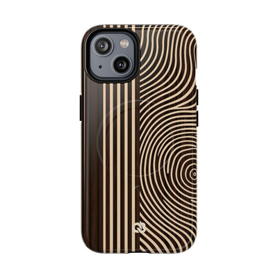 Brown Tough 2.0 Magsafe Phone Case for iPhone - Espresso Sand Ridge