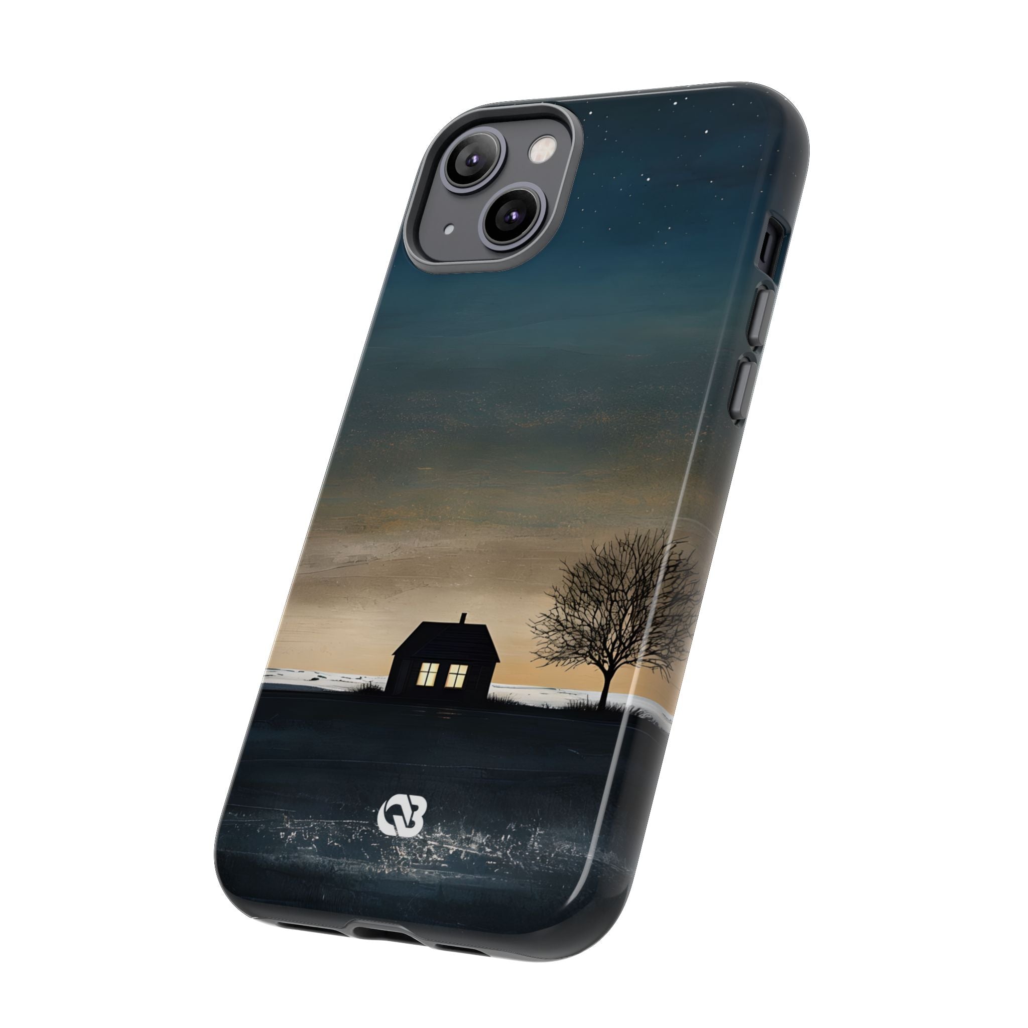 Midnight Cabin Glow · Tough Hoesje voor iPhone