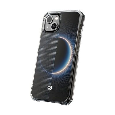 Luminous Meridian · Clear Impact Magnetic Phone Case for iPhone · Black