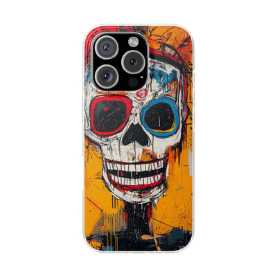 Vivid Graffiti Skull · Soft Custodia per iPhone