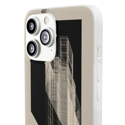 Structural Grid Elevation · Lite Phone Case for iPhone ·  Black