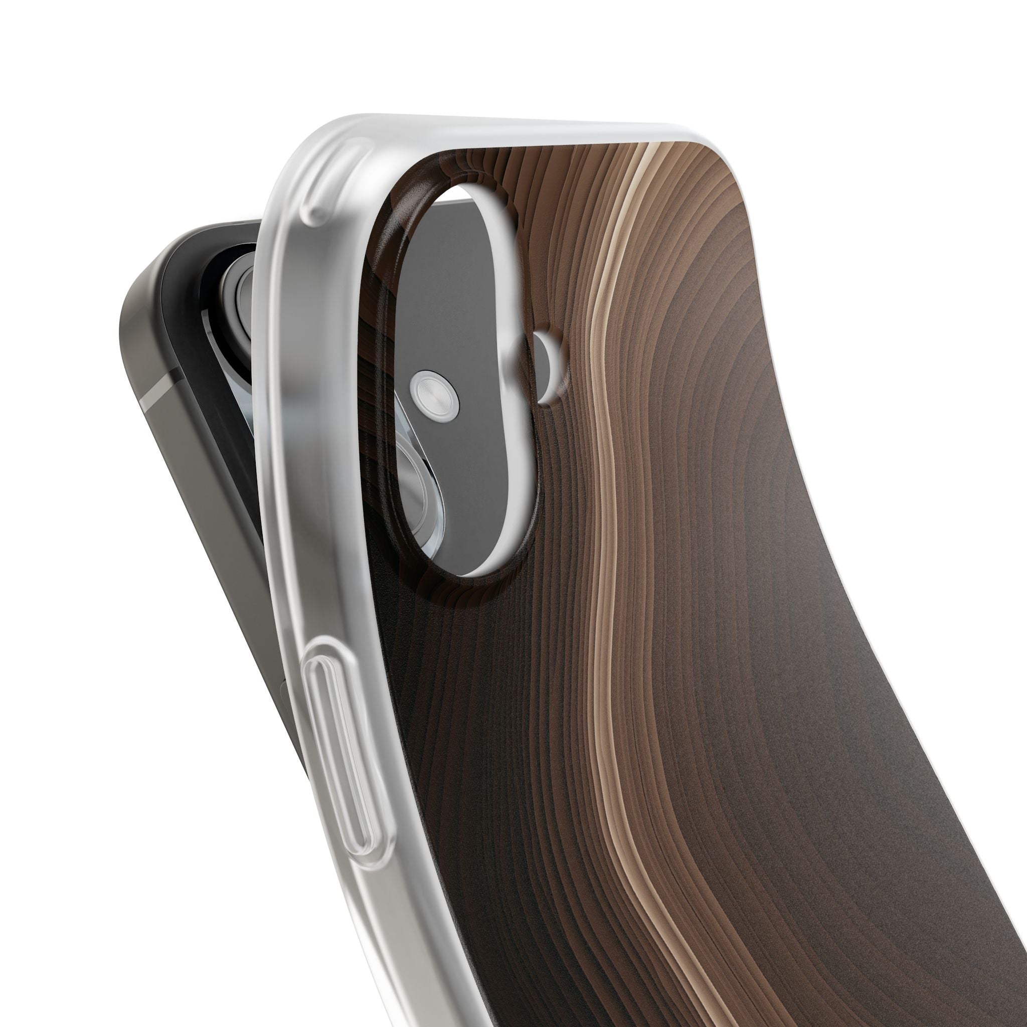 Brown Lite Phone Case for iPhone - Bronzed Canyon Relief