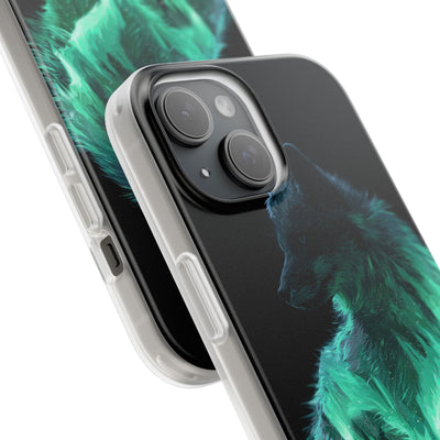 Nordic Aurora Fox · Lite Phone Case for iPhone ·  Teal