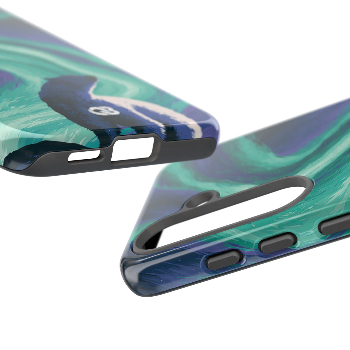 Arctic Aurora Bear · Tough Phone Case for Samsung · Teal