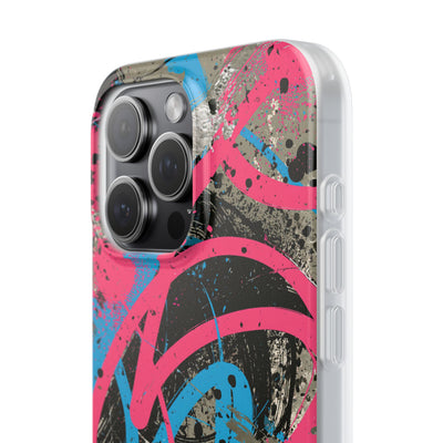 Cyber Splatter Flow · Lite Phone Case for iPhone ·  Pink