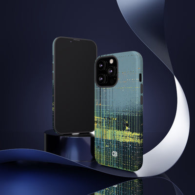 Acid Raster Circuit · Tough Phone Case for iPhone · Teal