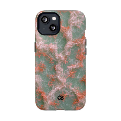 Coral Pixel Matrix · Tough 2.0 Magnetic Phone Case for iPhone · Green