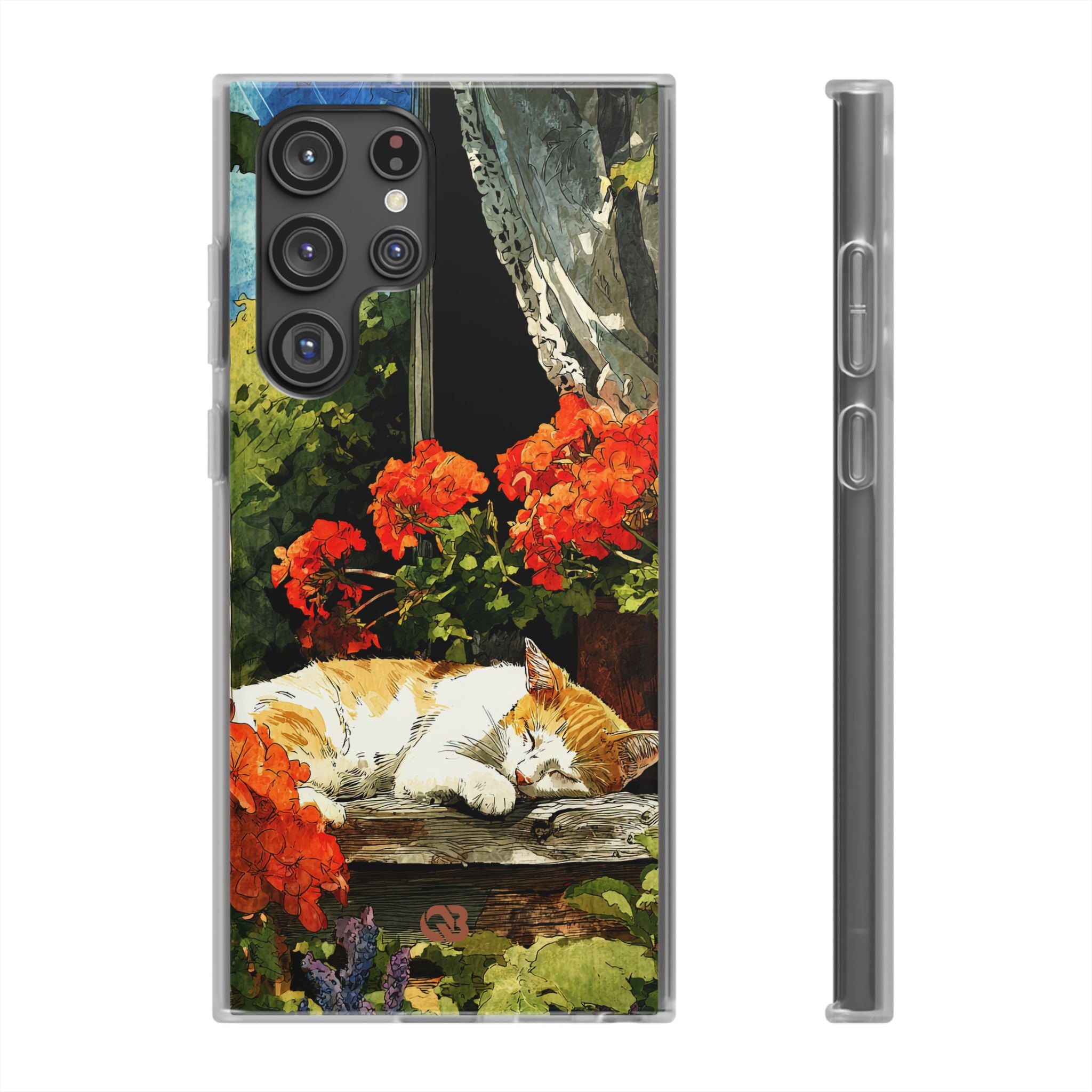 Sleeping Ginger Bloom · Soft Handyhülle für Samsung