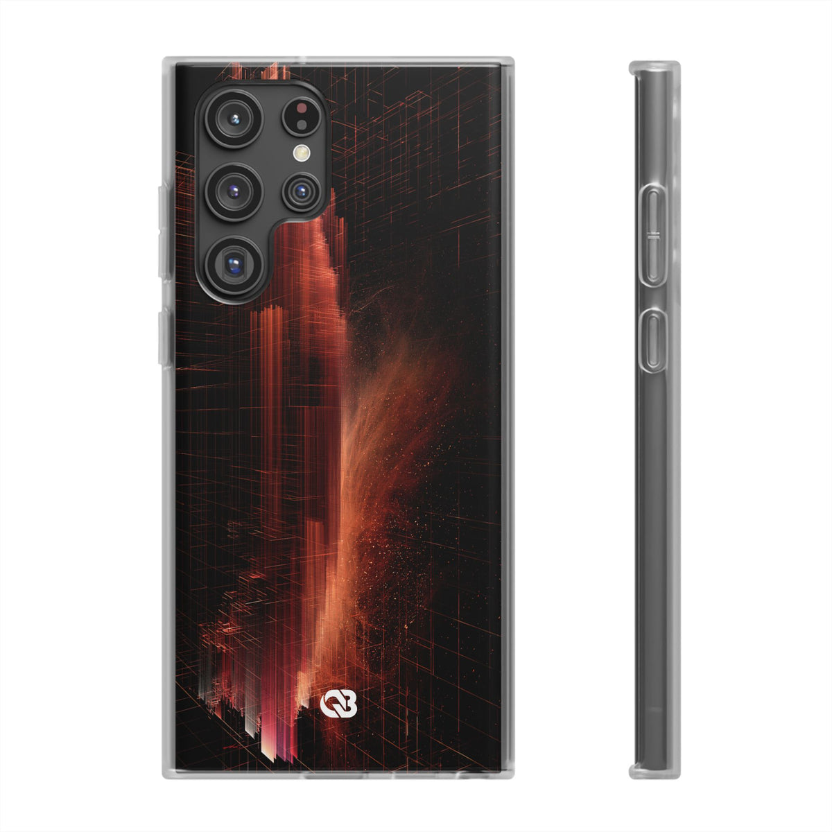 Luminous Monolith · Lite Phone Case for Samsung · Black