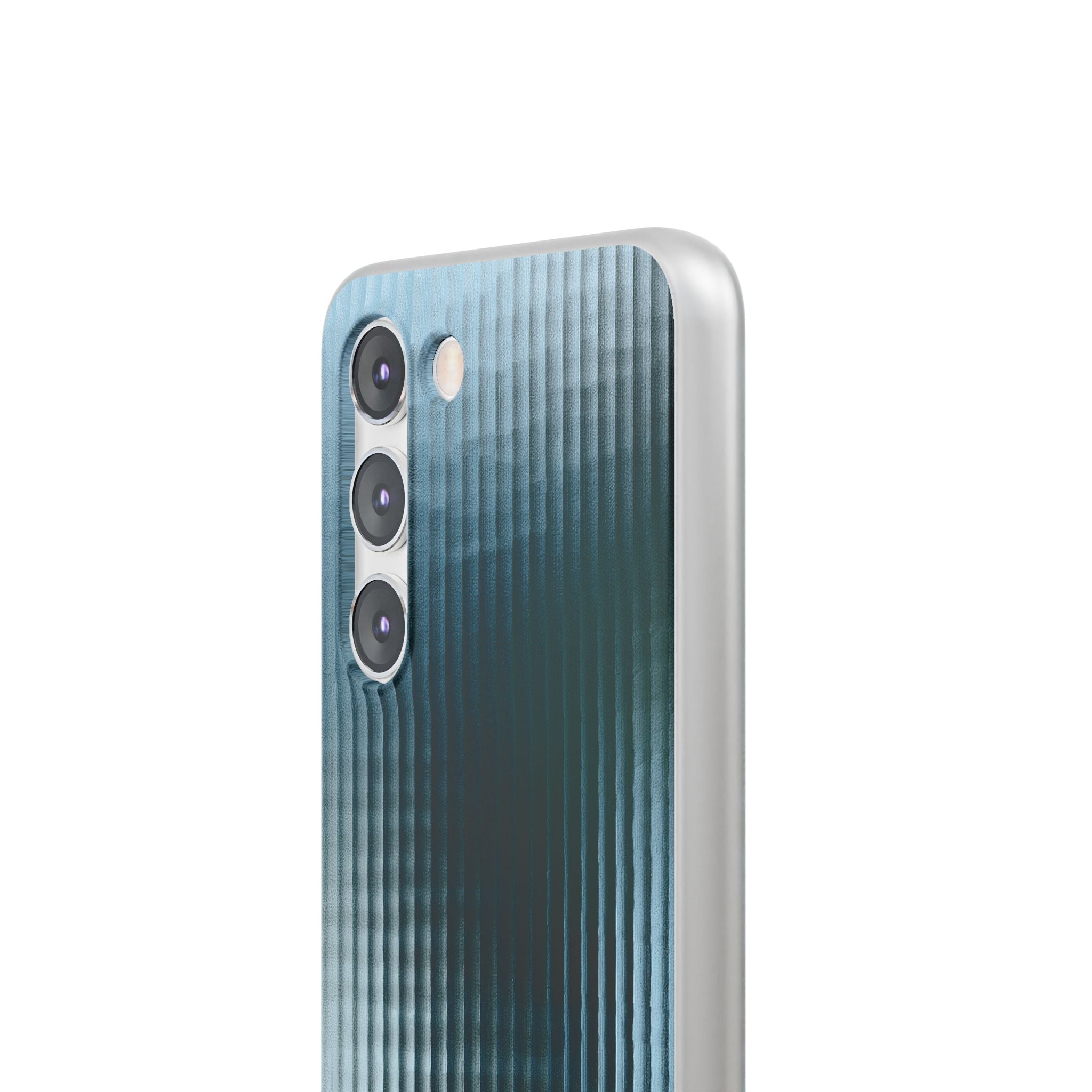 Blue Lite Phone Case for Samsung - Glacial Reeded Glass