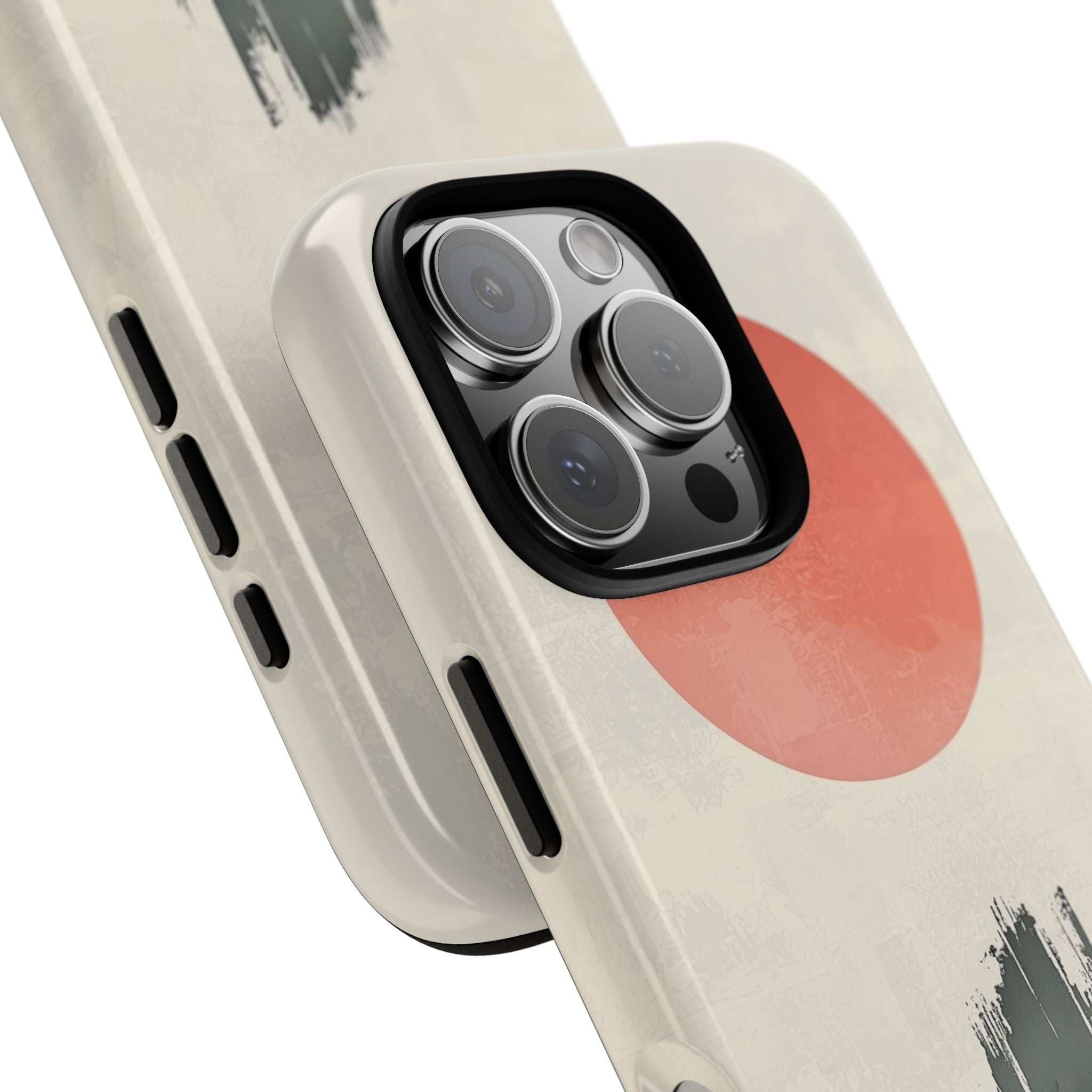 Crimson Sun Strokes · Coque de téléphone Tough pour iPhone