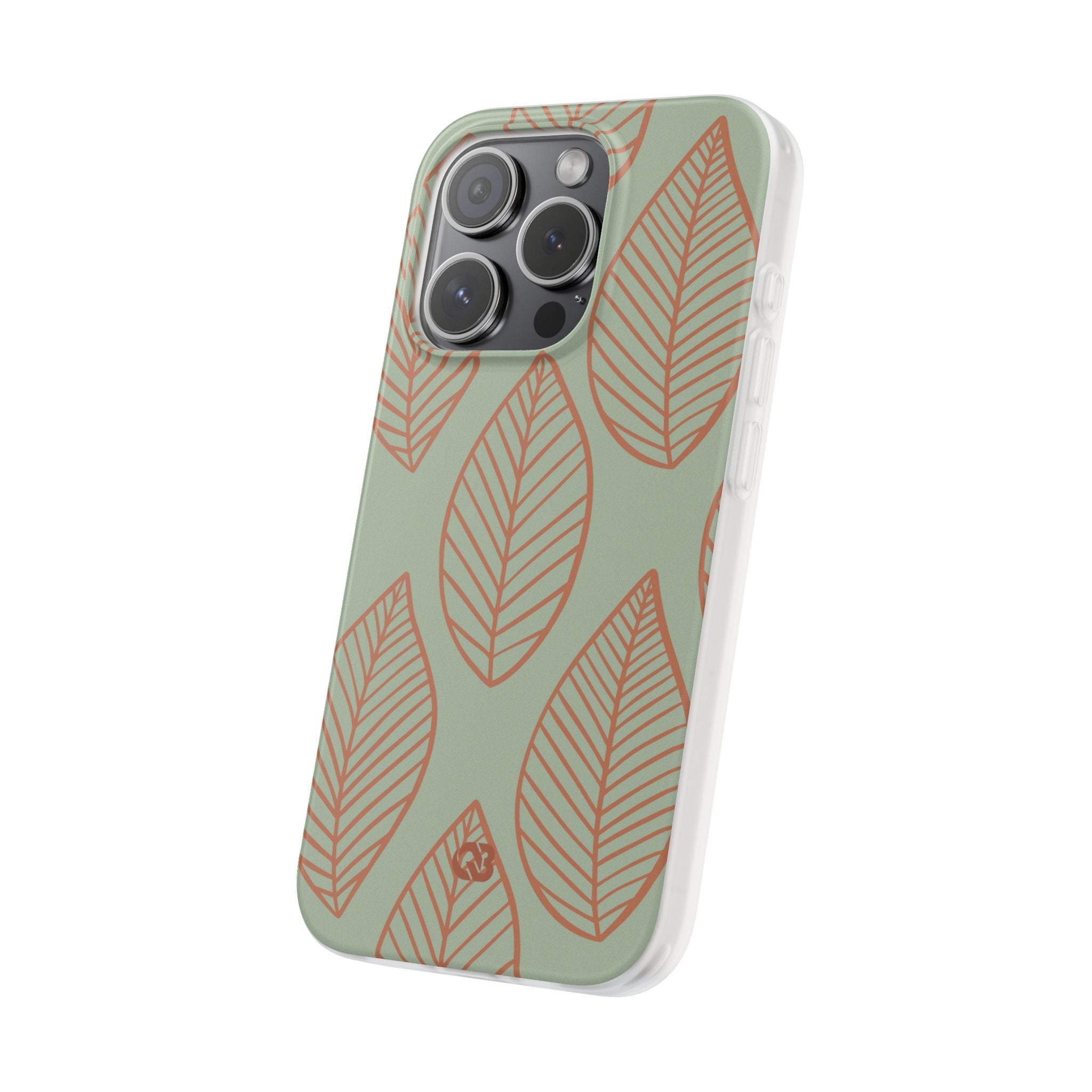 Sage Earth Leaves · Soft Phone Case for iPhone