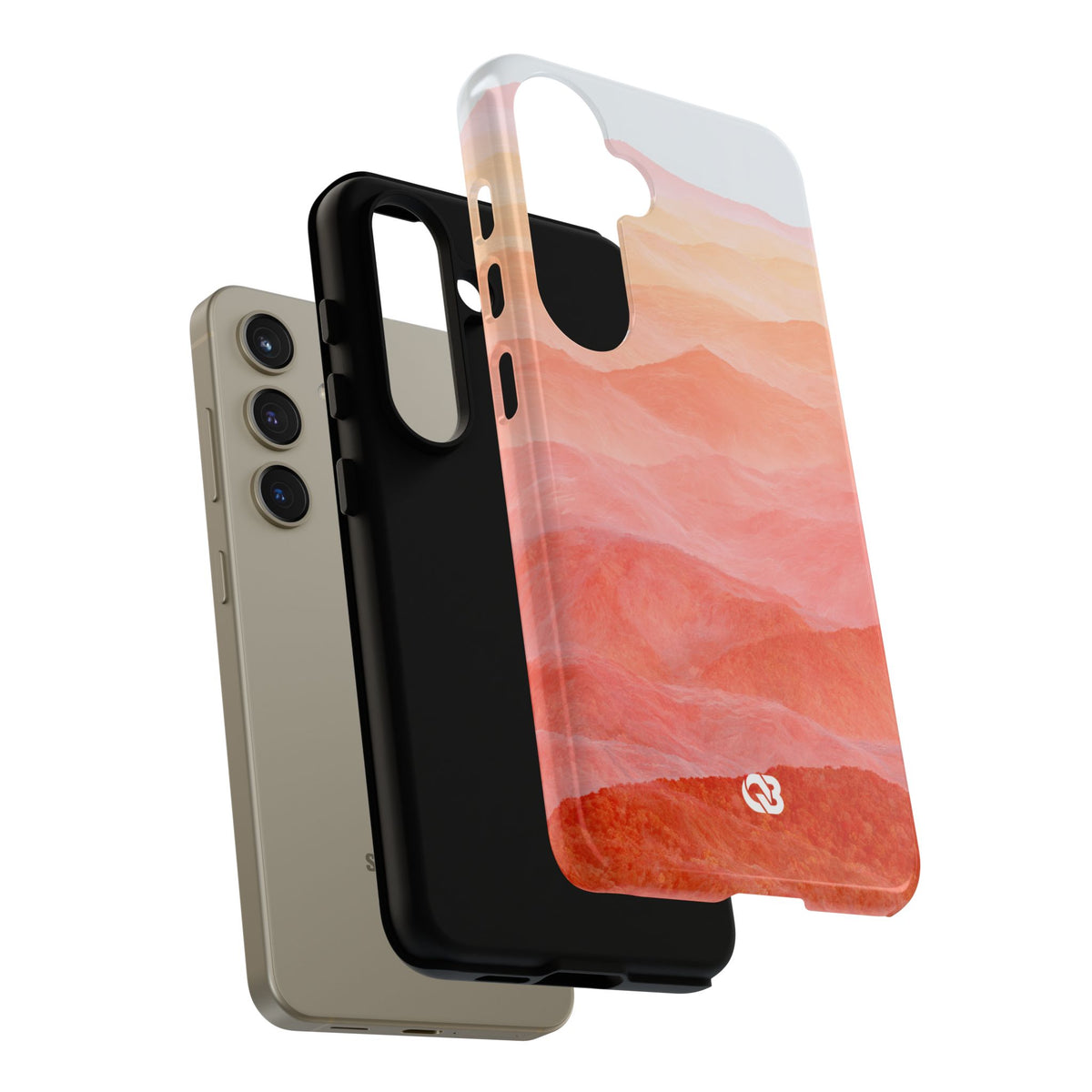 Alpenglow Ridge Vista · Tough Phone Case for Samsung · Orange