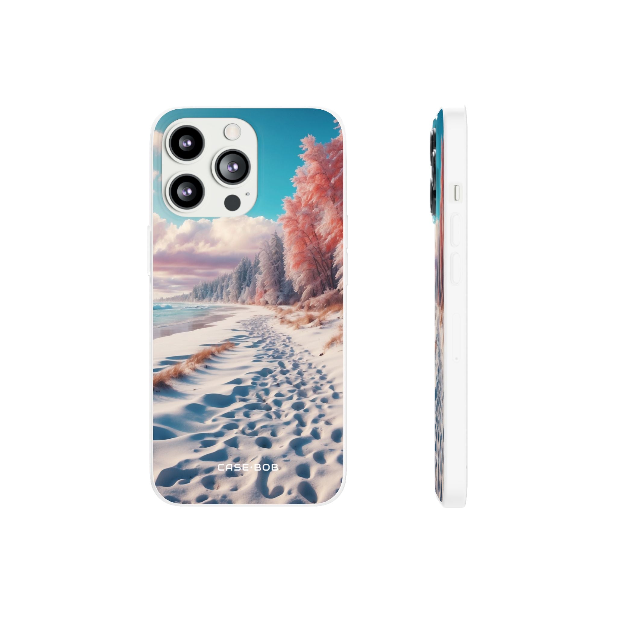 Snowy Footprints iPhone 13 Pro - Soft