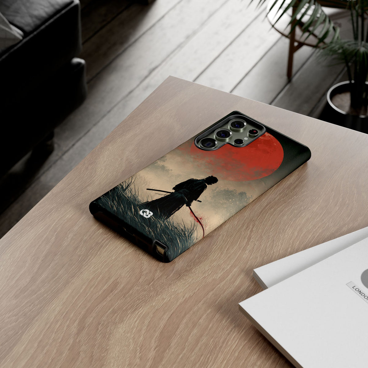 Crimson Moon Ronin · Tough Phone Case for Samsung · Red