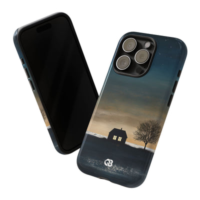 Midnight Cabin Glow · Tough Hoesje voor iPhone