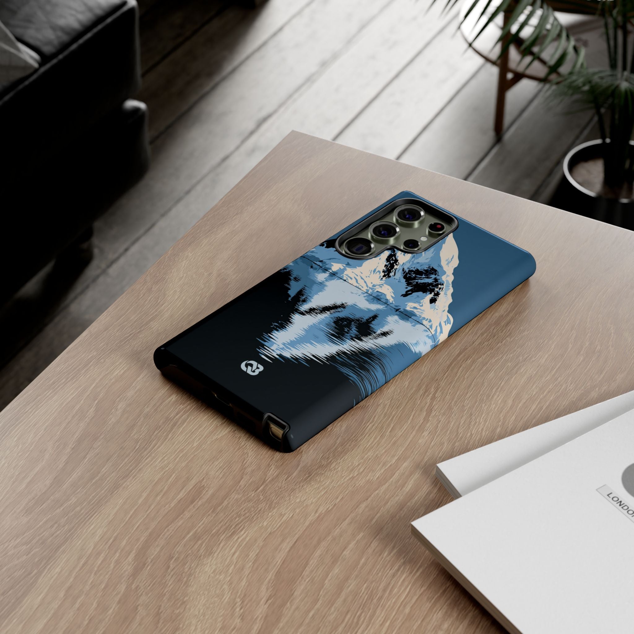 Blue Tough Phone Case for Samsung - Arctic Summit Mirror