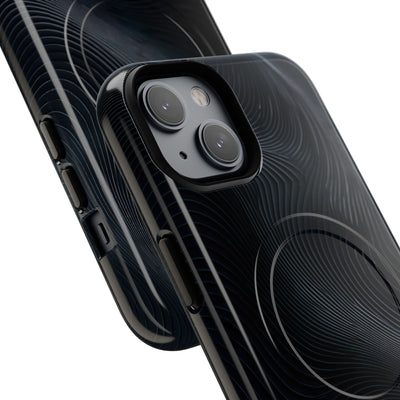 Black Tough 2.0 Magsafe Phone Case for iPhone - Obsidian Ridge Flux