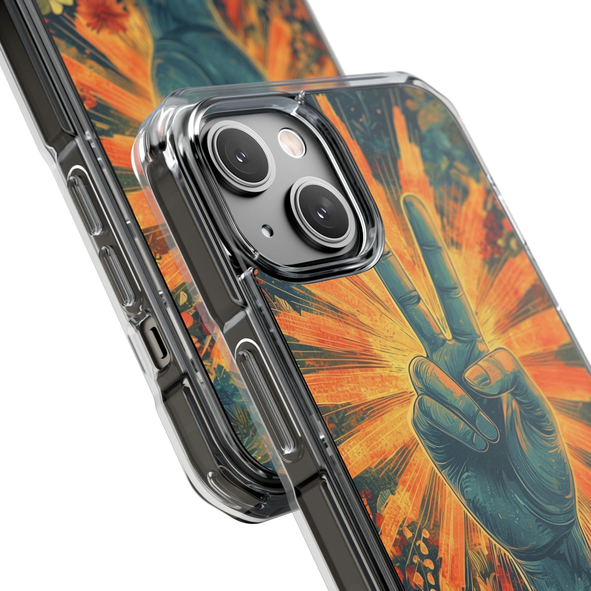 Radiant Peace Bloom · Impact etui na telefon dla iPhone · MagSafe