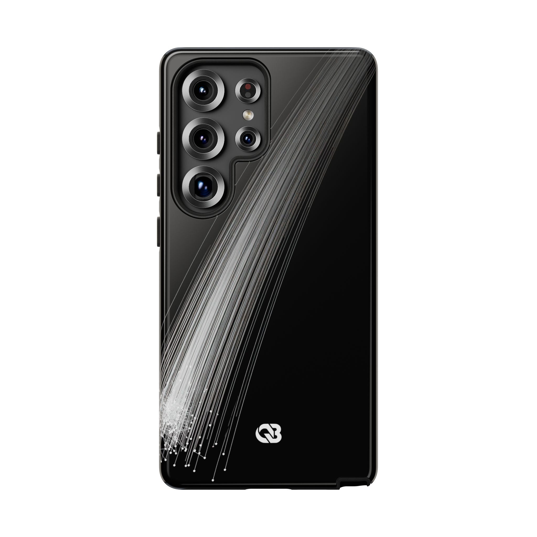 Black Tough Phone Case for Samsung - Linear Velocity Beam
