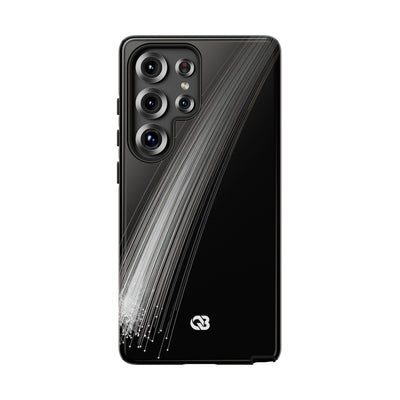 Black Tough Phone Case for Samsung - Linear Velocity Beam