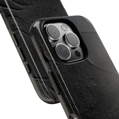 Obsidian Stucco Relief · Tough Phone Case for iPhone · Black