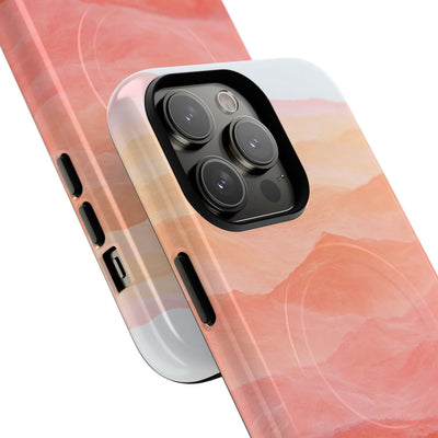 Alpenglow Ridge Vista · Tough 2.0 Magnetic Phone Case for iPhone · Orange