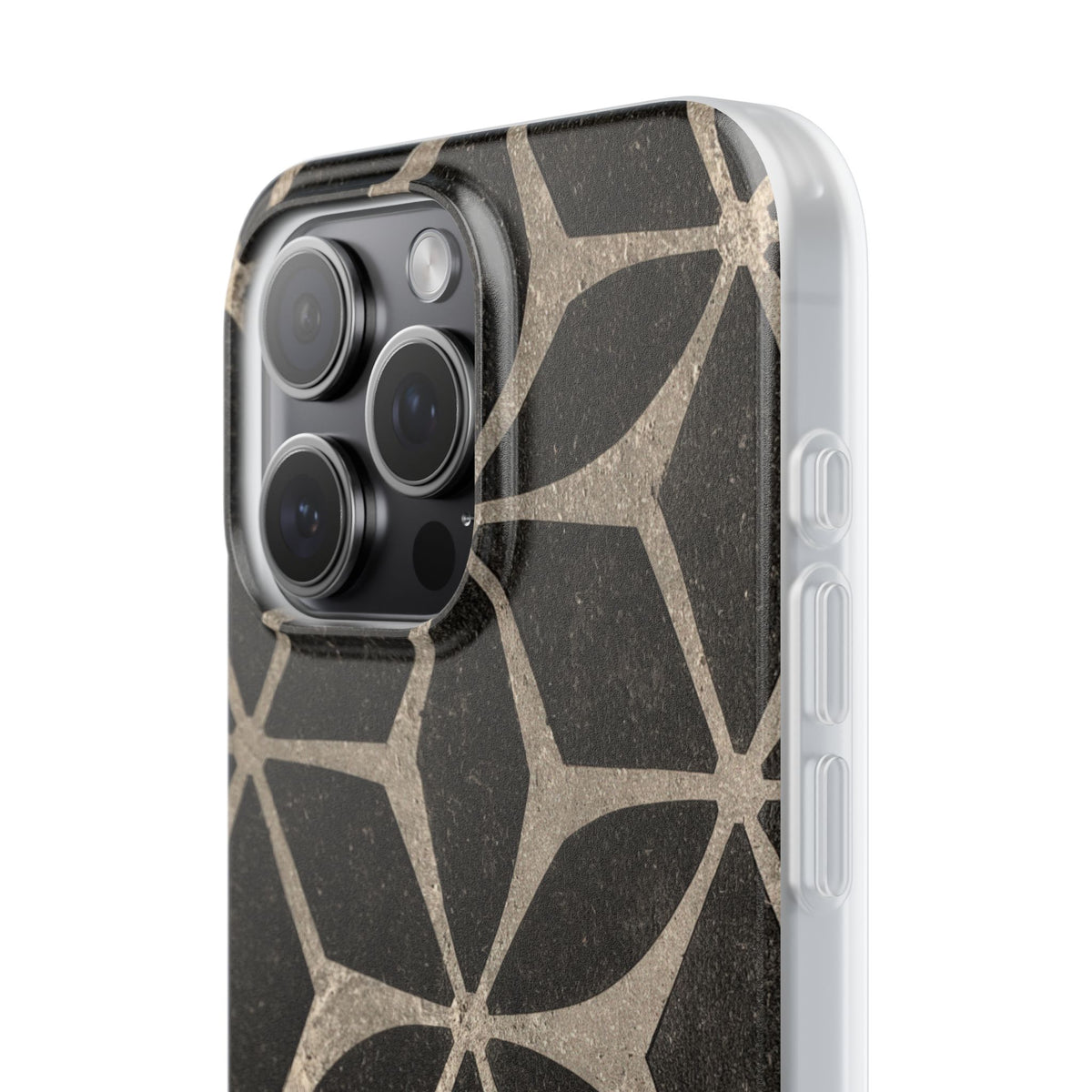 Concrete Mosaic Star · Lite Phone Case for iPhone ·  Black