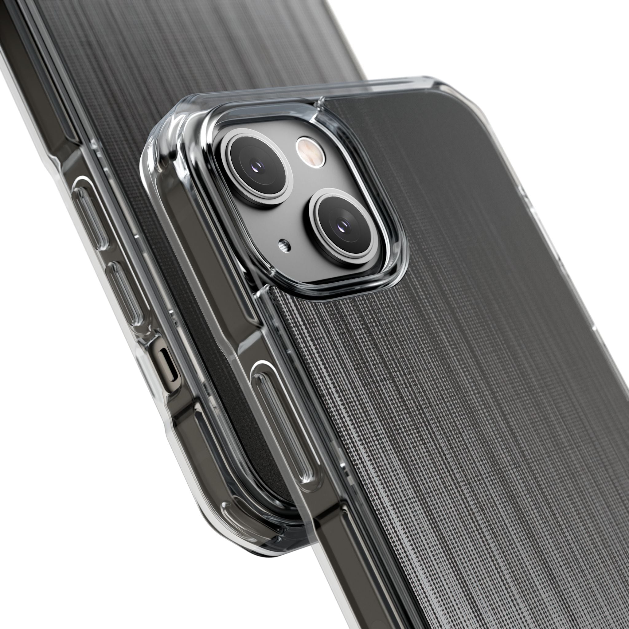 Grey Impact MagSafe Phone Case for iPhone - Static Vertical Dither