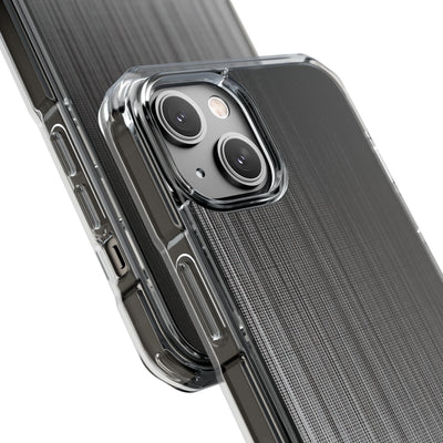 Grey Impact MagSafe Phone Case for iPhone - Static Vertical Dither