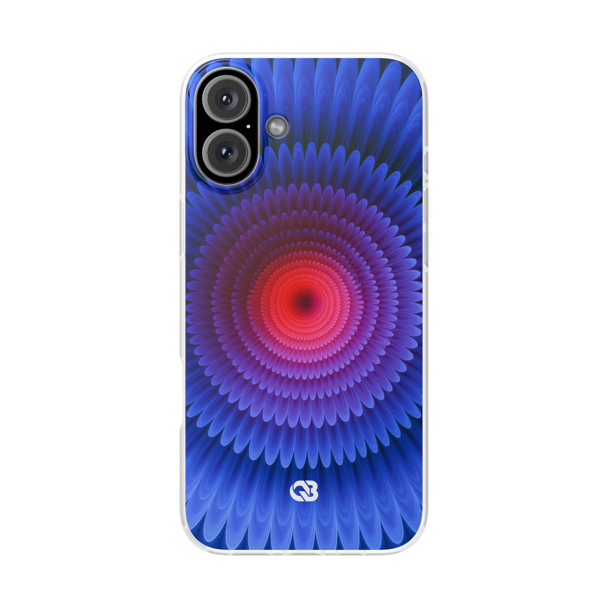 Radial Spectrum Bloom · Lite Phone Case for iPhone ·  Blue