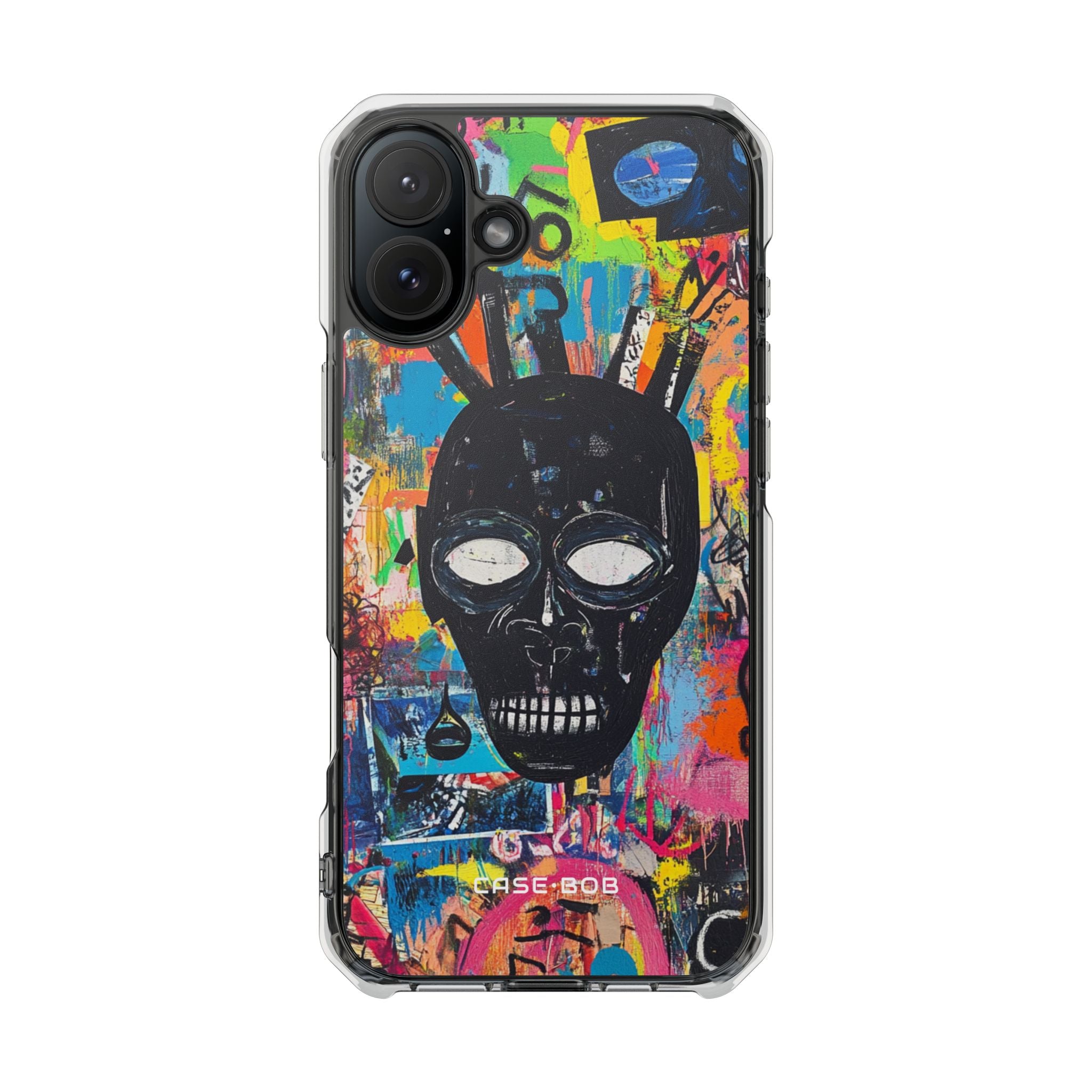 Skull Vortex iPhone 16 Plus Case - Impact - CASE•BOB