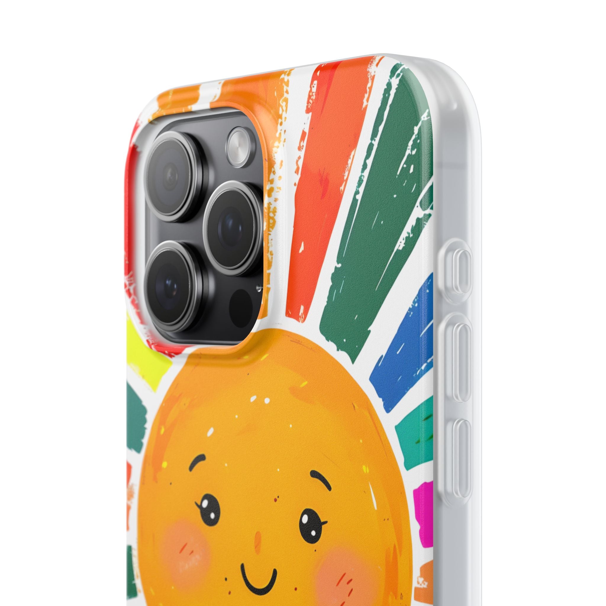 Vibrant Solar Smile · Soft Phone Case for iPhone