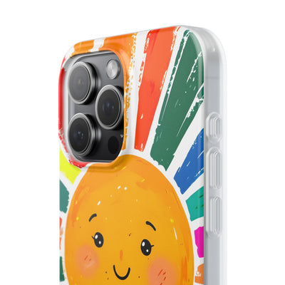 Vibrant Solar Smile · Soft Phone Case for iPhone
