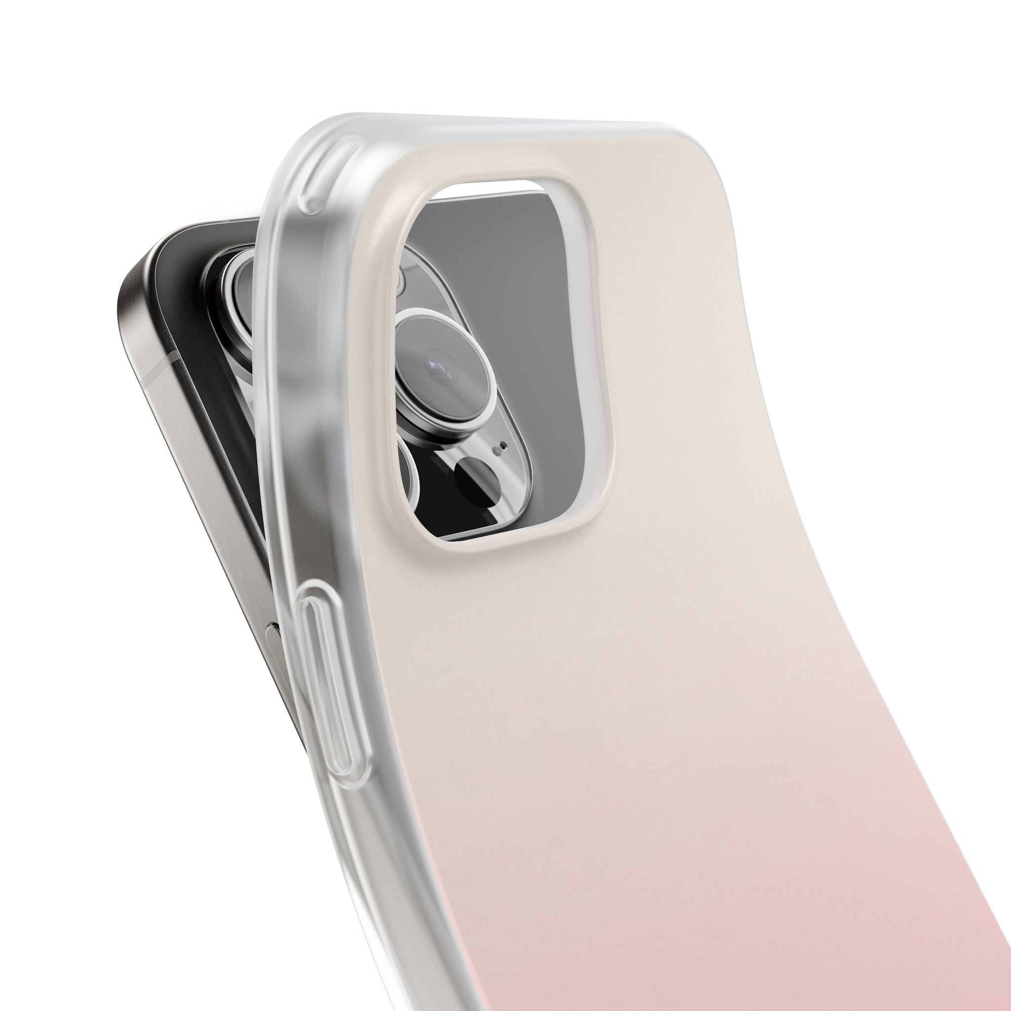 Pink Lite Phone Case for iPhone - Frosted Blush Horizon