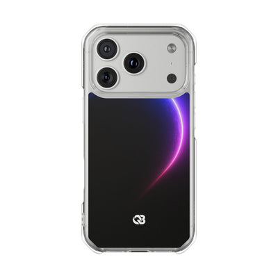 Luminous Eclipse · Clear Impact Magnetic Phone Case for iPhone · Black