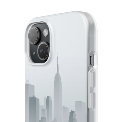 Grey Lite Phone Case for iPhone - Steel Mist Skyline