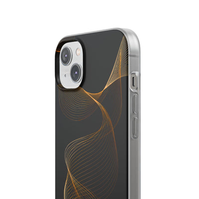 Gold Lite Phone Case for iPhone - Burnished Bronze Helix