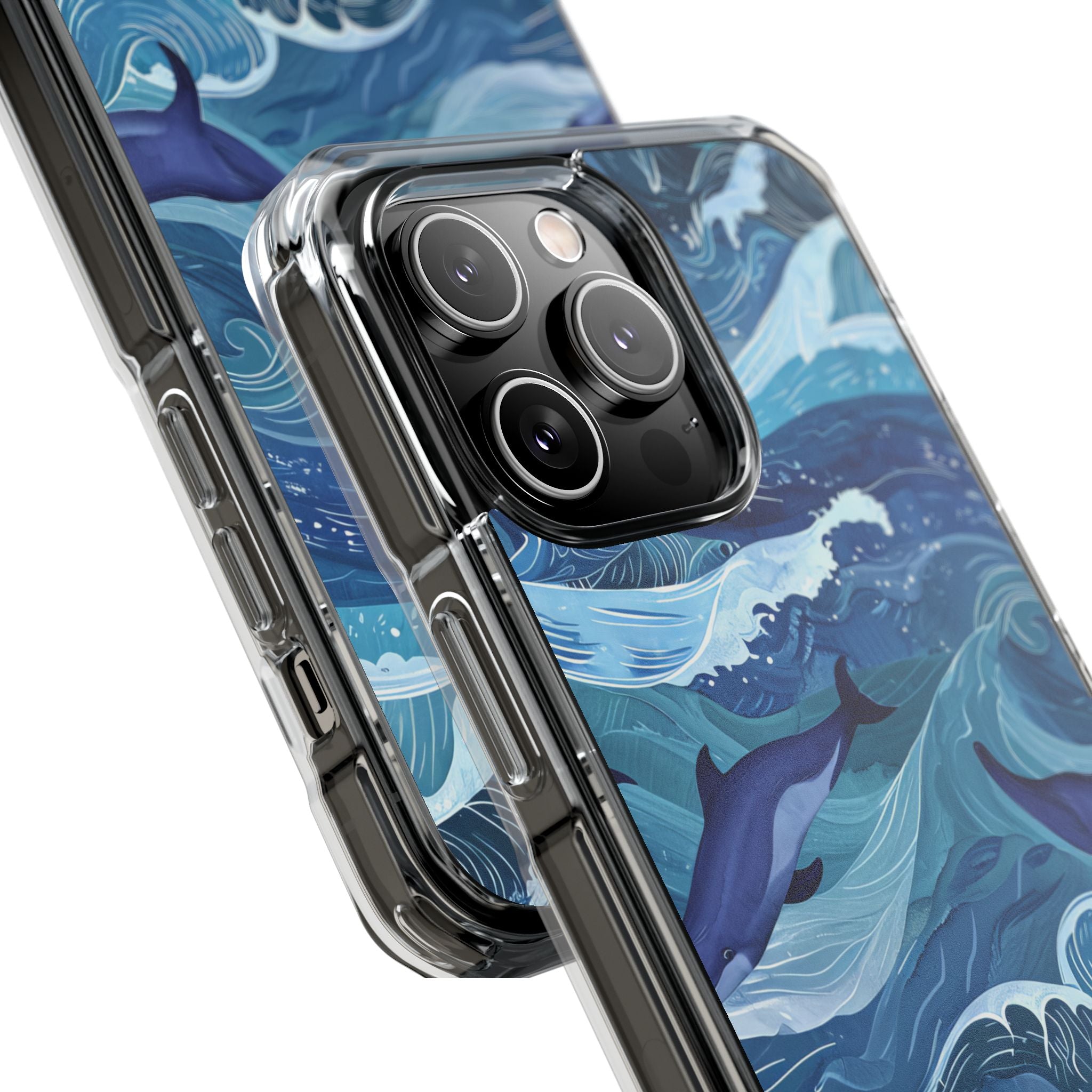 Dolphin Waves iPhone 14 Pro Max Case - Impact