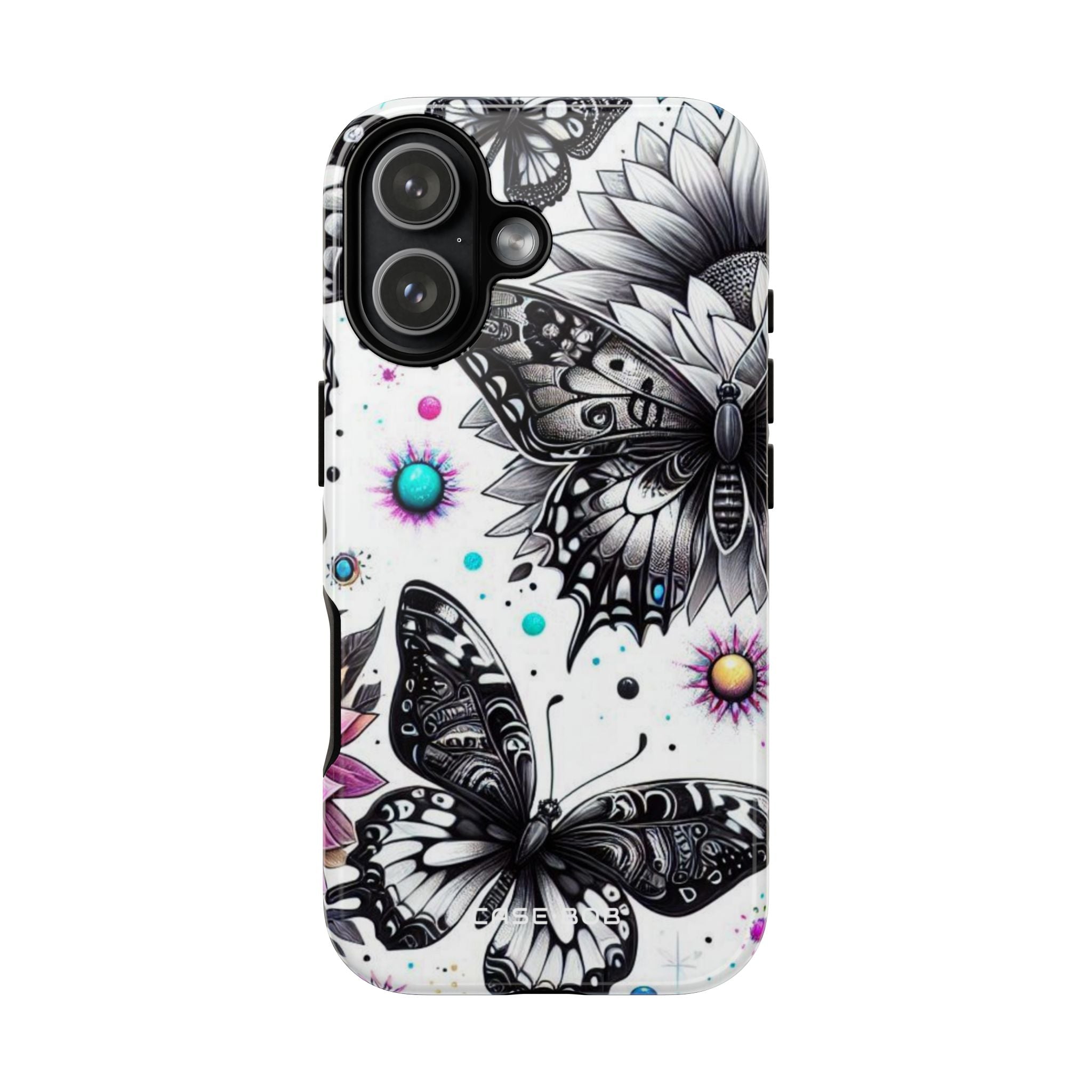 Butterfly Bloom iPhone 17 Case - Tough - CASE•BOB