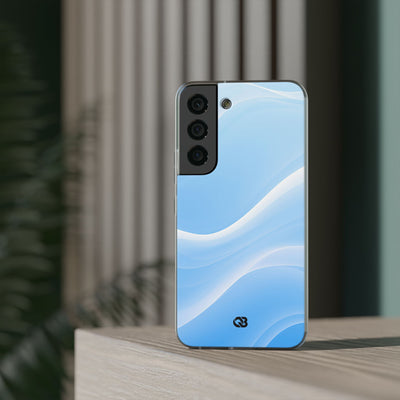 Blue Lite Phone Case for Samsung - Glacial Blue Silk